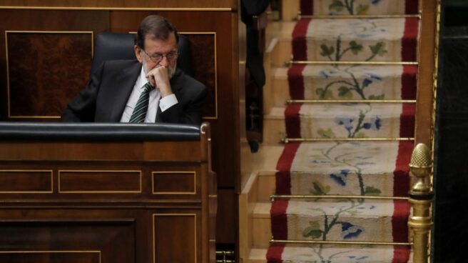 Mariano Rajoy, en el pleno del Congreso