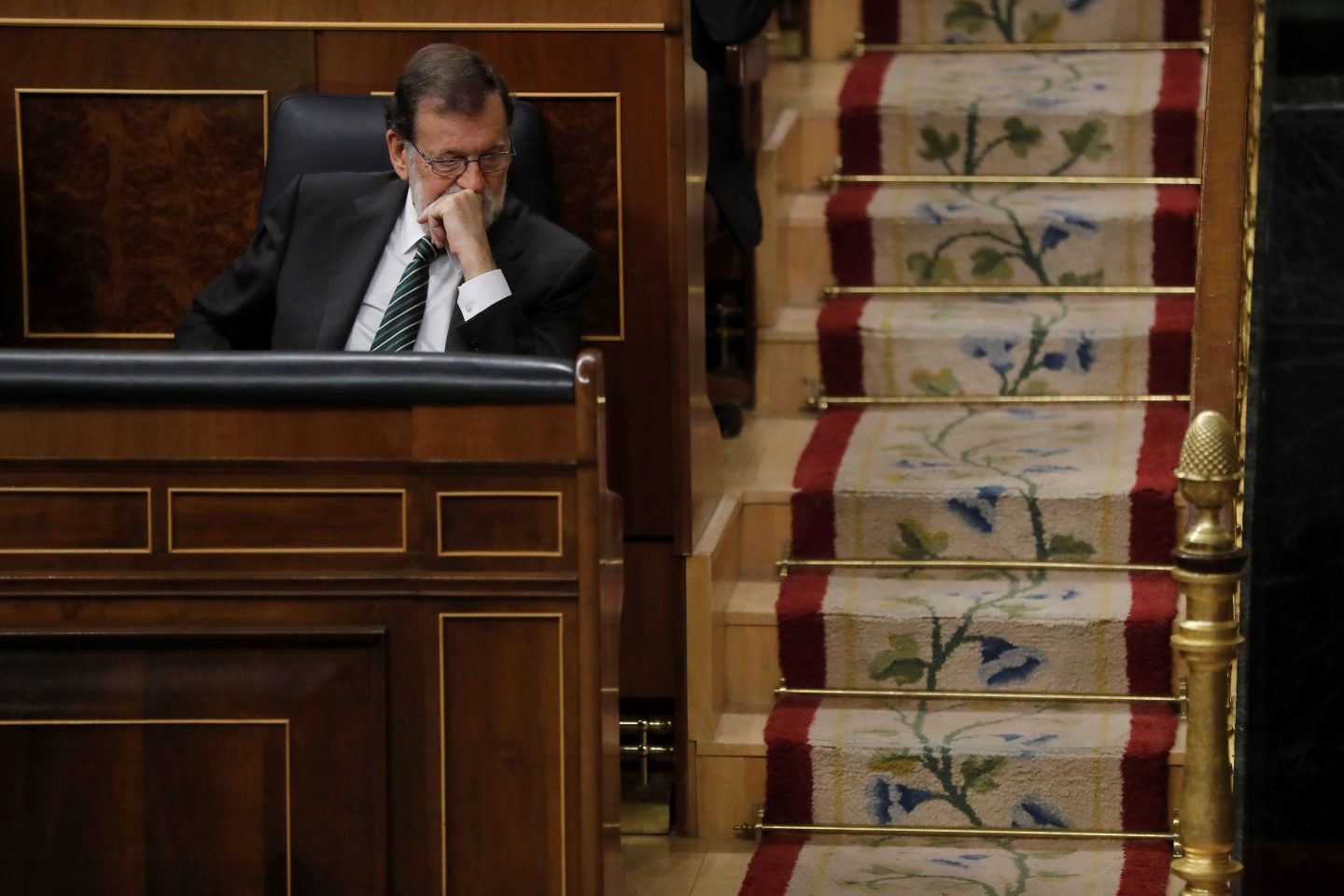 Mariano Rajoy, en el pleno del Congreso