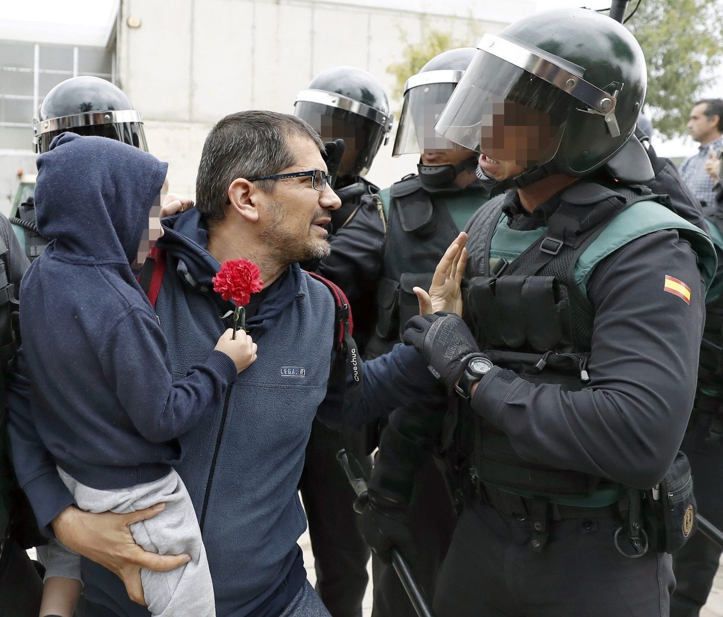 Incidentes en el pabellón deportivo de Sant Julià de Ramis (Girona).