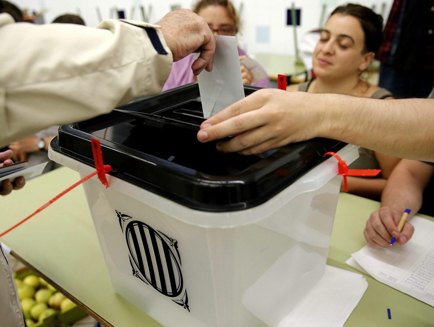 Referéndum 1-O: Votación en Barcelona.