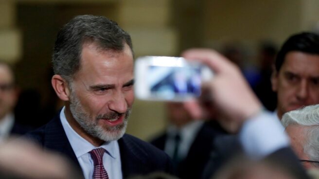 El Rey Felipe VI, en Oviedo. El Rey Felipe VI, en Oviedo.