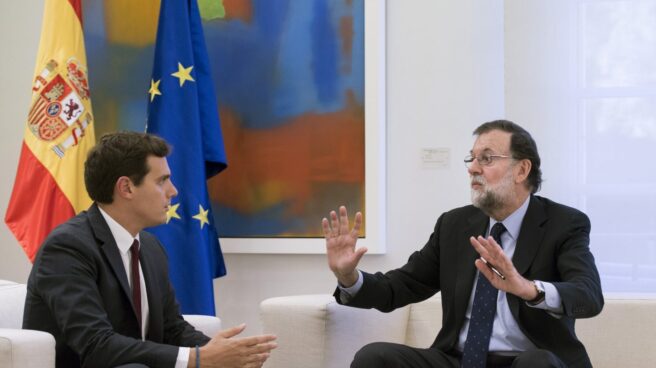 Referéndum 1-O: Rivera y Rajoy, en Moncloa.