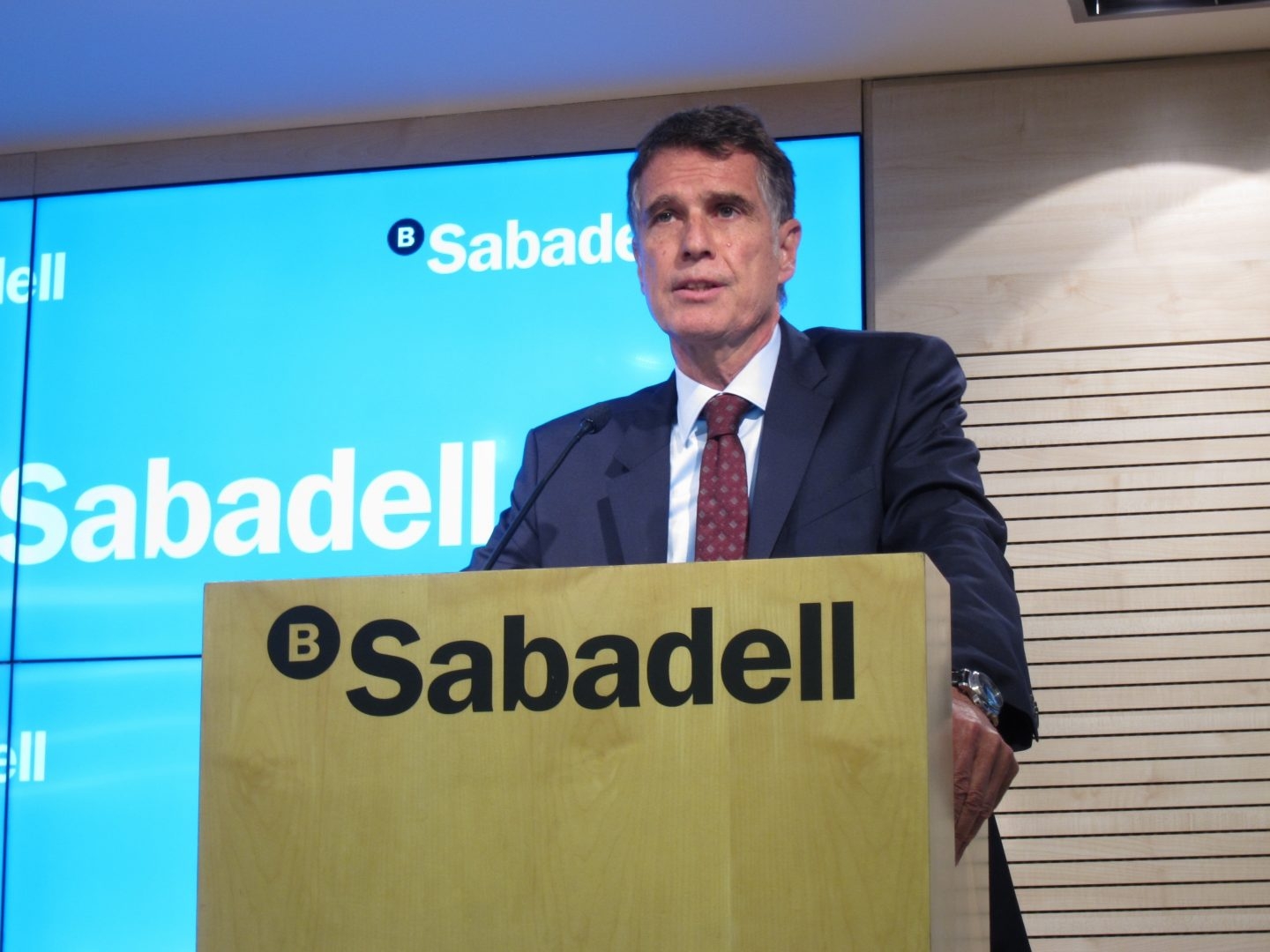 Jaime Guardiola, consejero delegado de Sabadell.