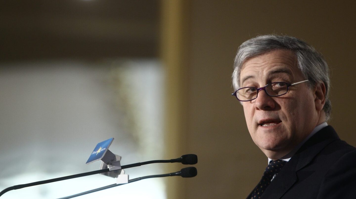 El presidente del Parlamento Europeo, Antonio Tajani.
