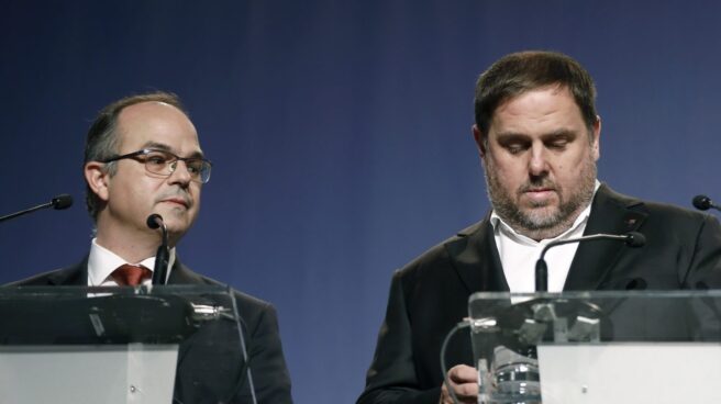 Referéndum 1-O: Turull y Puigdemont. Referéndum 1-O: Turull y Puigdemont.