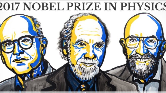 Weiss, Barish y Thorne, premio Nobel de Física