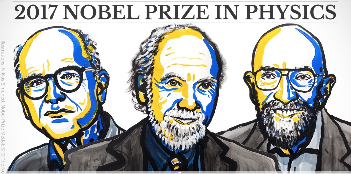 Weiss, Barish y Thorne, premio Nobel de Física