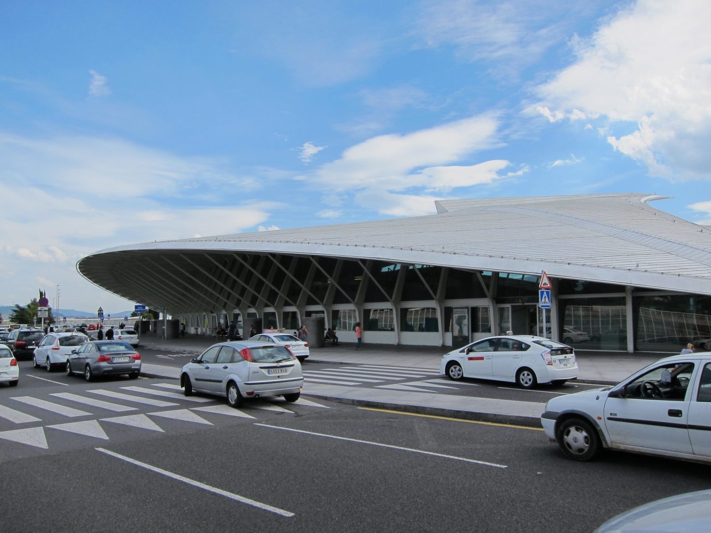 Terminal del aeropuerto de Bilbao.