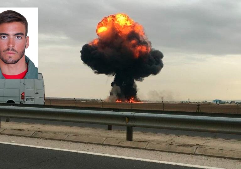 Muere el piloto del avión siniestrado en la base aérea de Torrejón de Ardoz