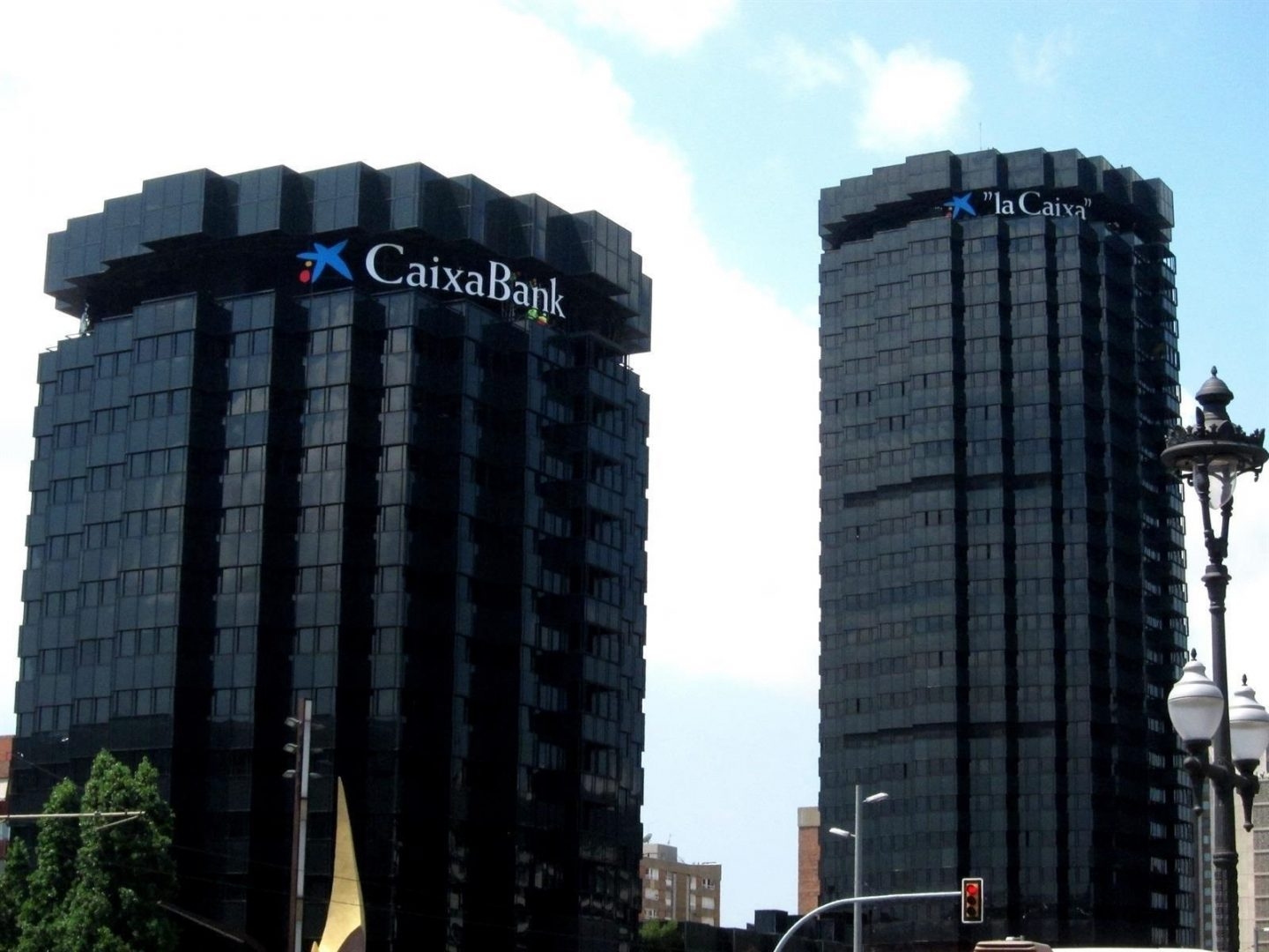 La sede de Caixabank en Barcelona.