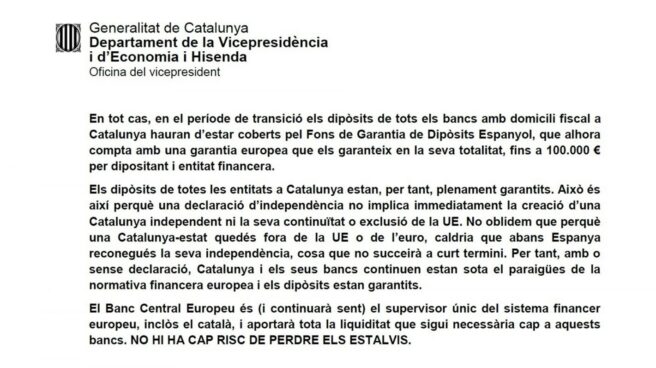 dui-cataluna Documento de la Generalitat.