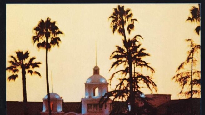 eagles-hotel-california Portada de Hotel California de Eagles.