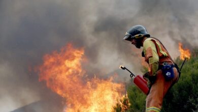 Ocho fuegos siguen activos en Galicia y arrasan ya casi 4.000 hectáreas de terreno