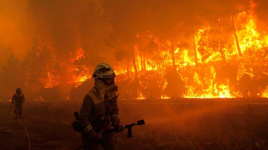 Incendios en Galicia.