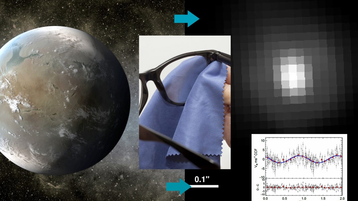 La supertierra Gisele 625b luce más interesante en la recreación artísitica que en la imagen de telescopio