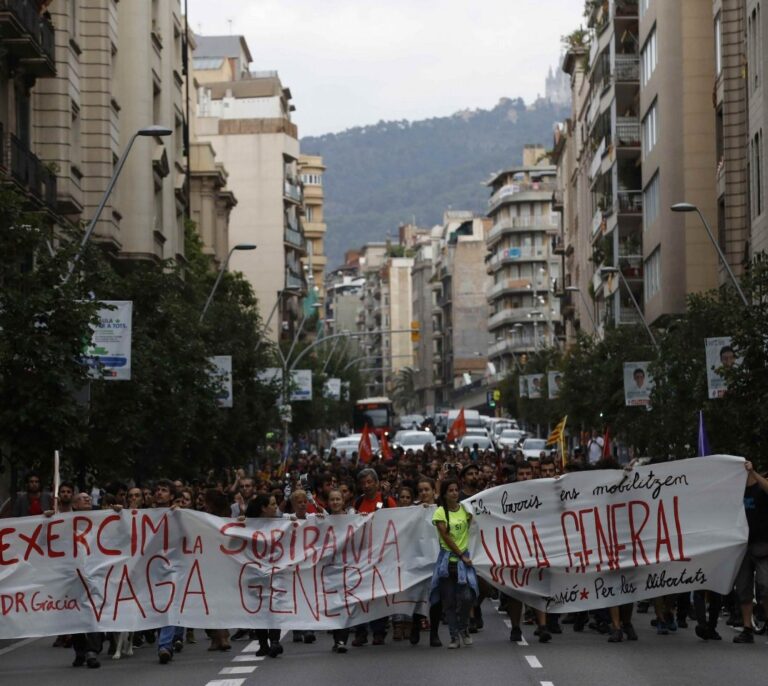 Golpe a la huelga en Cataluña: la patronal la recurre y CCOO y UGT no la apoyan
