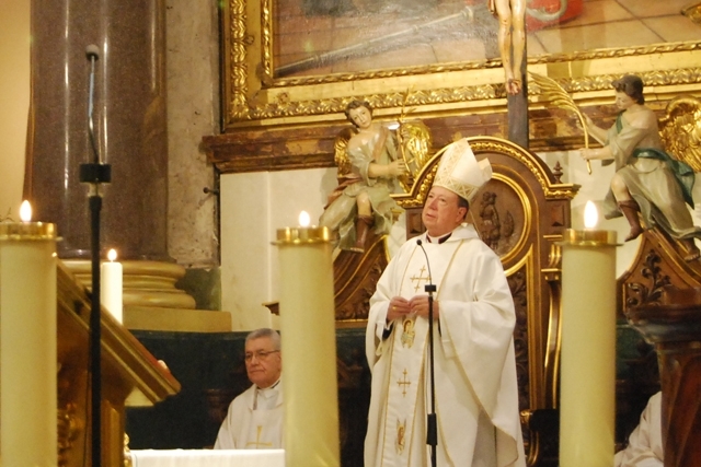 Juan del Río, durante una celebración religiosa.