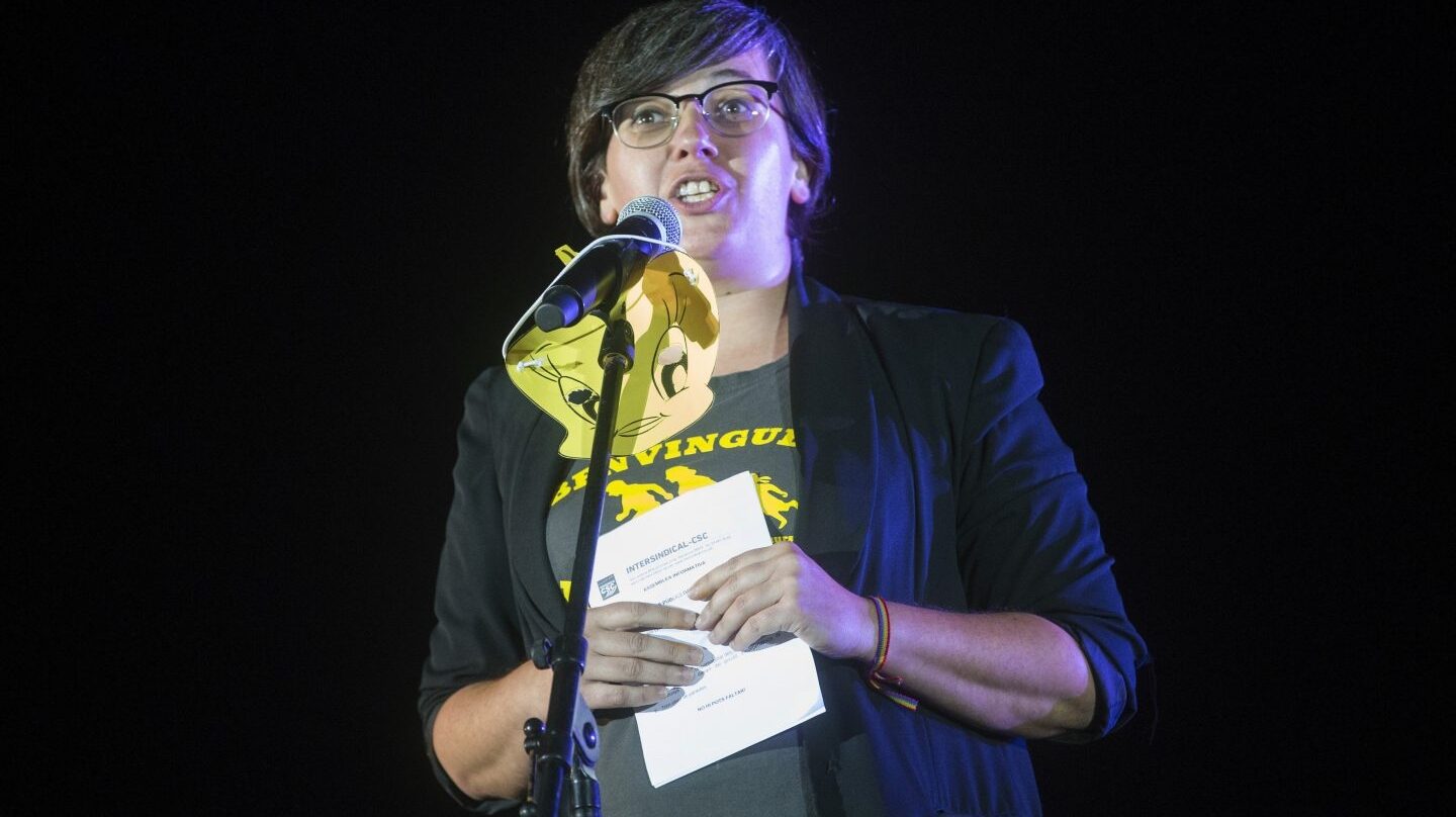 La diputada de la CUP, Mireia Boya.