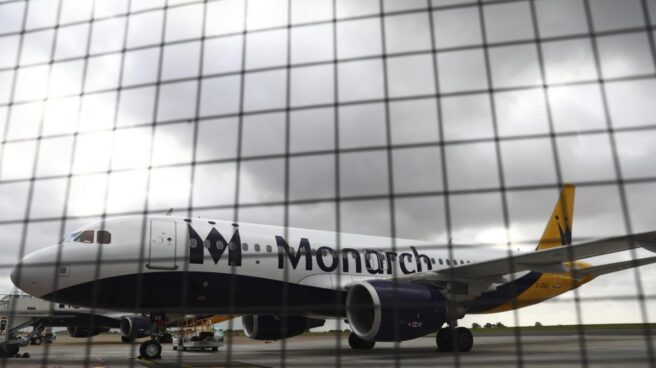 monarch efe Un avión de la aerolínea británica Monarch.