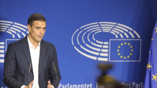 Pedro Sánchez, en el Parlamento Europeo. Pedro Sánchez, en el Parlamento Europeo.