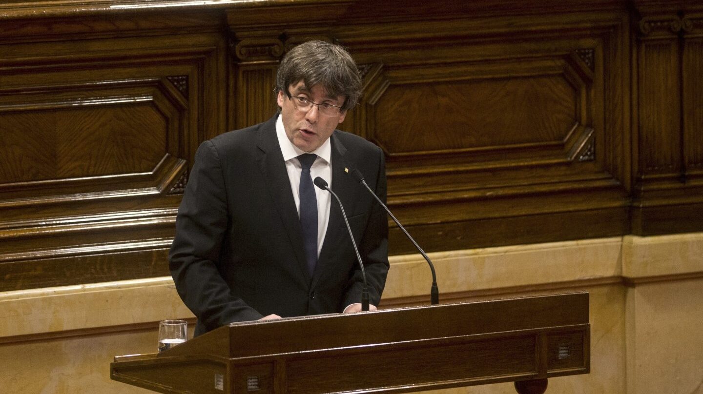 El presidente de la Generalitat de Cataluña, Carles Puigdemont.