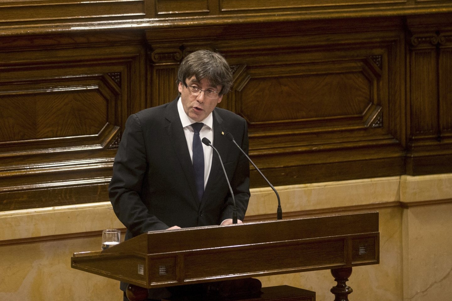 El presidente de la Generalitat de Cataluña, Carles Puigdemont.