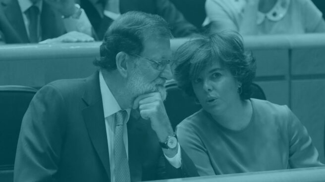 Mariano Rajoy y Soraya Sáenz de Santamaría.