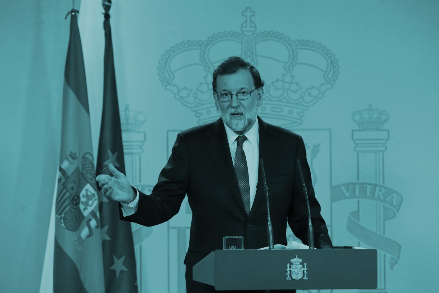 Mariano Rajoy, tras el Consejo de Ministros que ha aprobado la activación del artículo 155 en Cataluña.