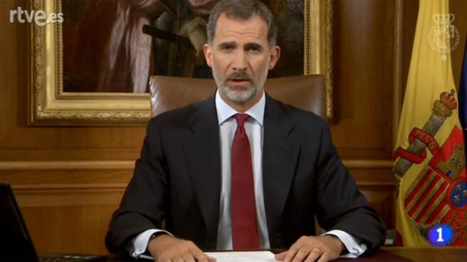 Discurso del Rey Felipe VI ante el desafío independentista.