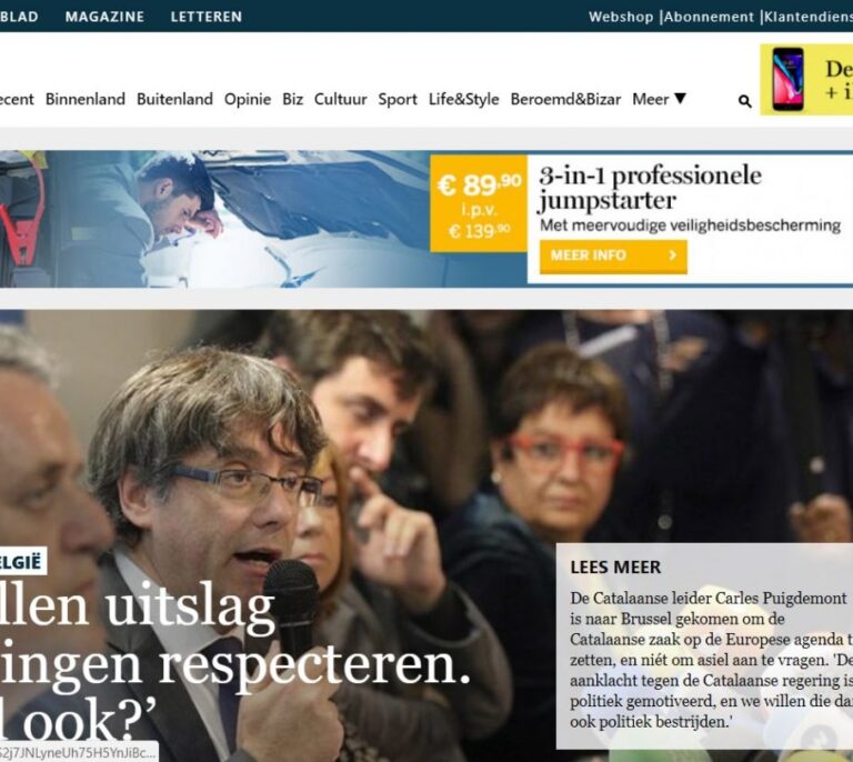 La prensa internacional coincide en que Puigdemont no busca asilo en Bélgica