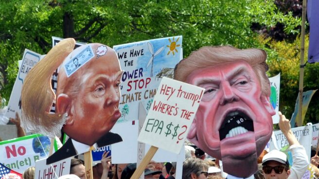 Marcha contra el cambio climático y la política de Trump