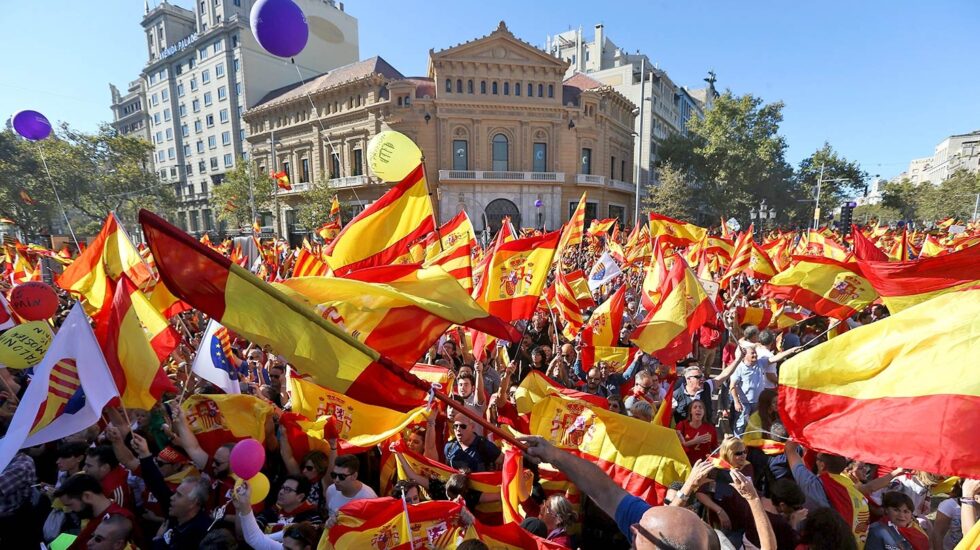 Manifestación contra la independencia