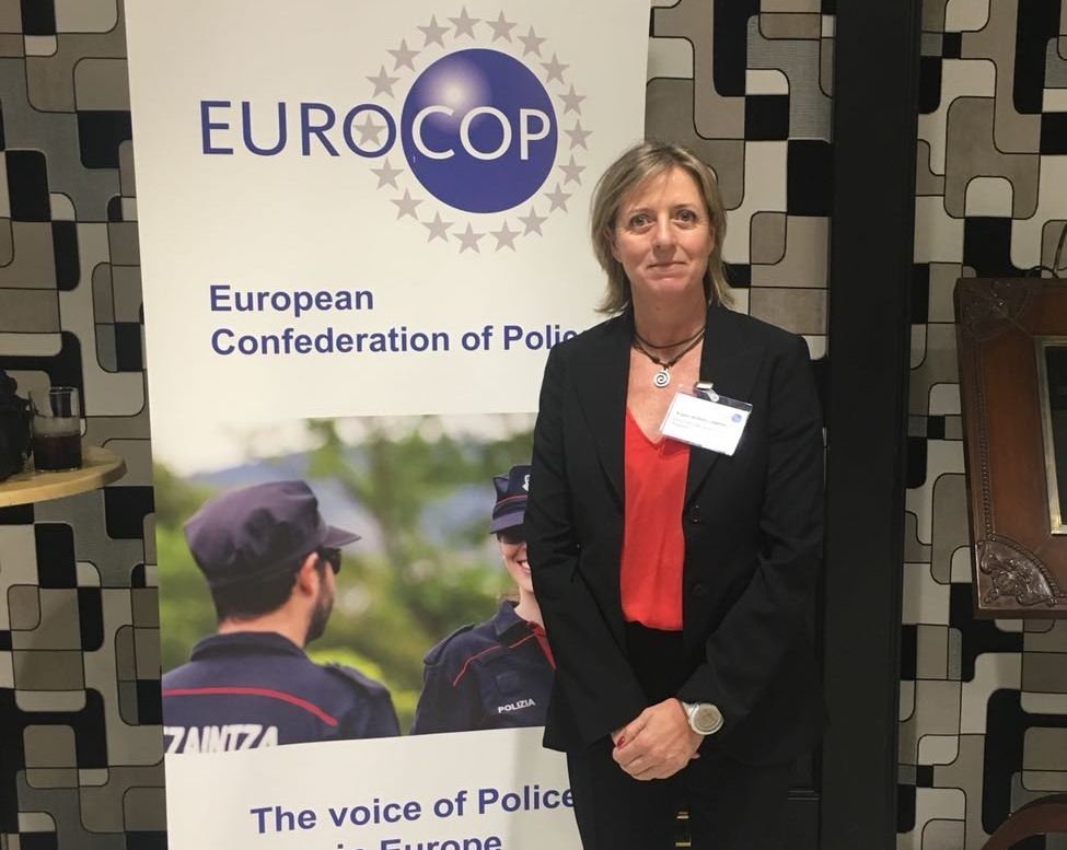 La presidenta de Eurocop, la barcelonesa Ángels Bosch.