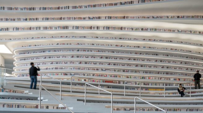 La biblioteca futurista de Tianjin