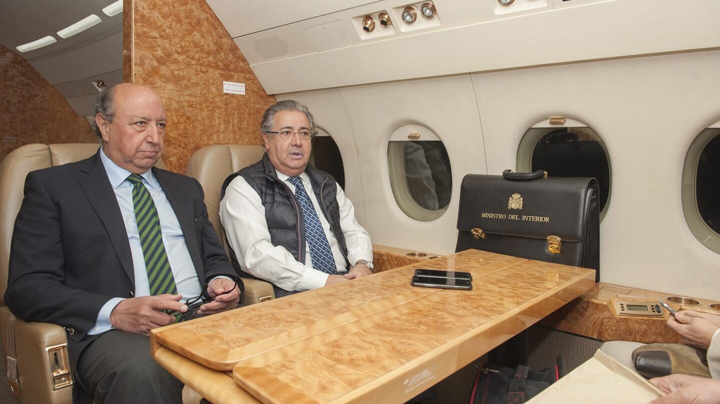 Germán López Iglesias y Juan Ignacio Zoido, en un viaje oficial.