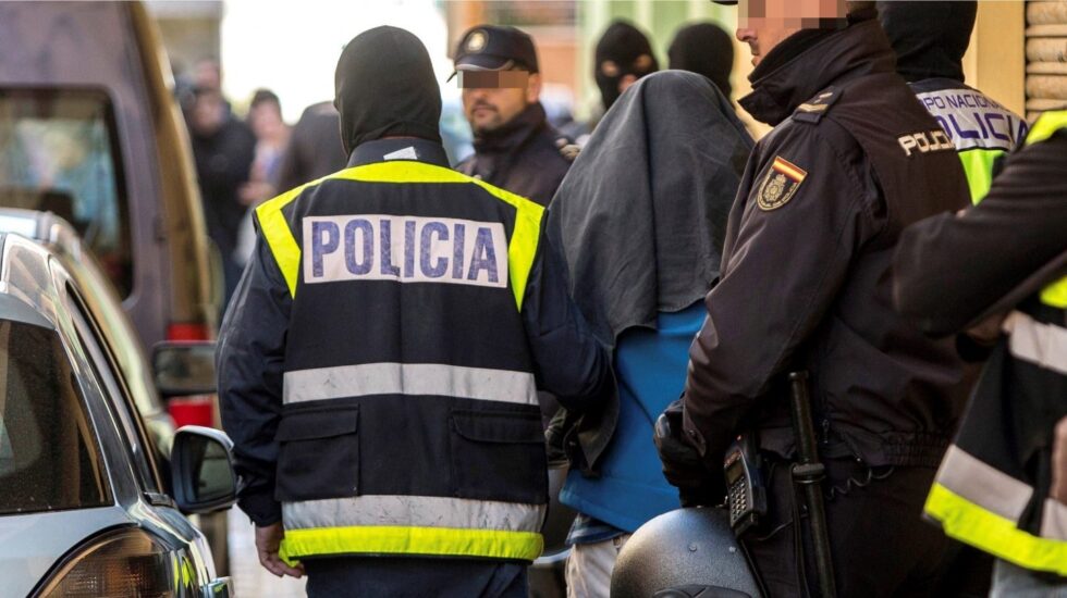 La Policía Nacional, durante una operación antiyihadista.