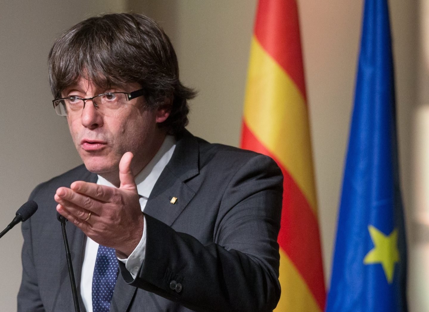 El ex presidente de la Generalitat de Cataluña Carles Puigdemont.