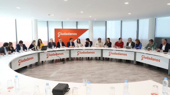 Vista general de la reunión del Comité Ejecutivo Nacional de Ciudadanos.