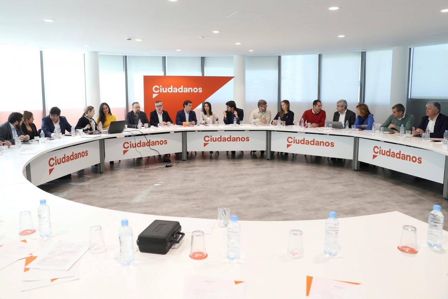 Vista general de la reunión del Comité Ejecutivo Nacional de Ciudadanos.