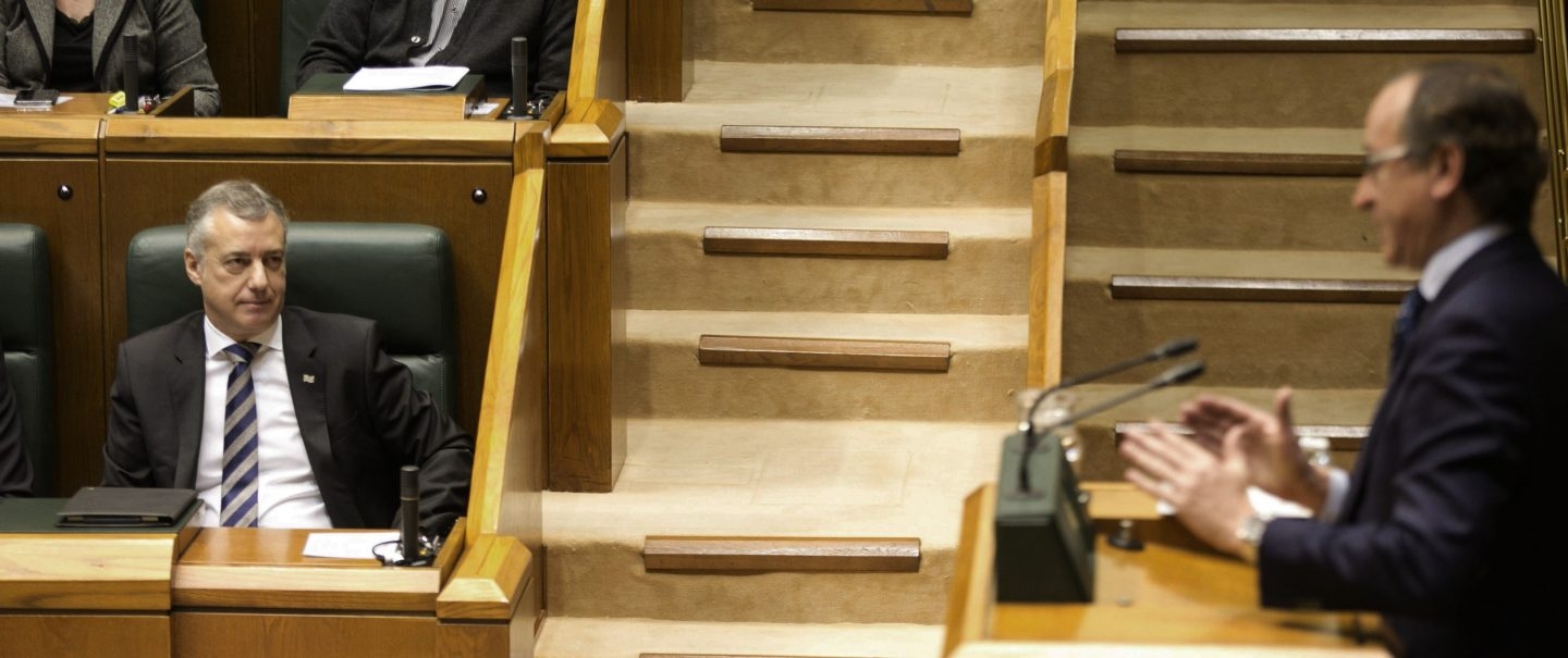 Iíñigo Urkullu, en el Parlamento vasco.