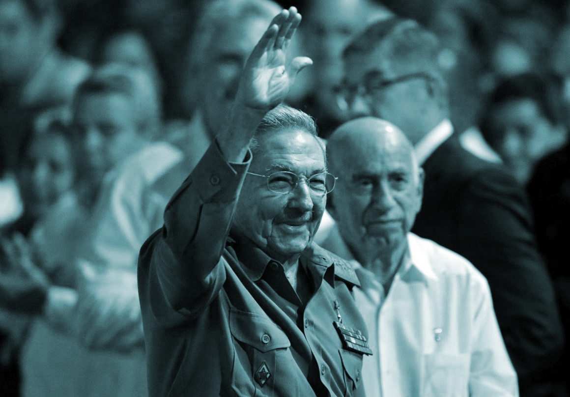 Raúl Castro. sucesor de Fidel, al frente de Cuba, ahora desde el PCC.