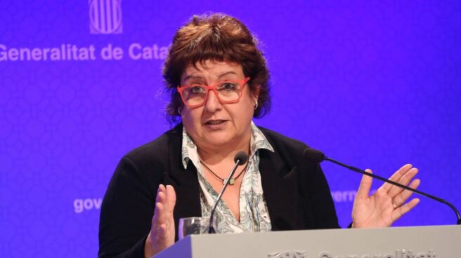 Dolors Bassa, en un acto como consejera de Trabajo de la Generalitat. Dolors Bassa, en un acto como consejera de Trabajo de la Generalitat.