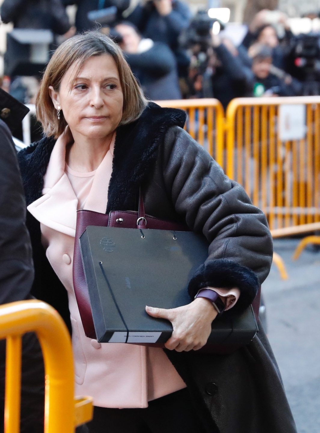 Carme Forcadell, en el Tribunal Supremo.