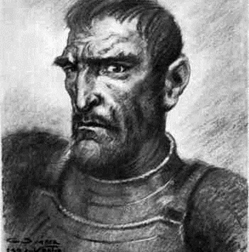 Retrato de Lope de Aguirre.