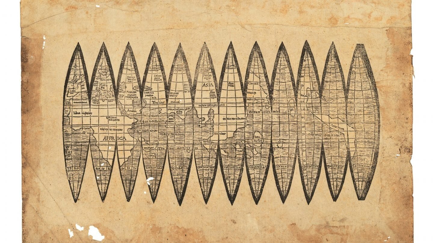 El mapa de Martin Waldseemüller.