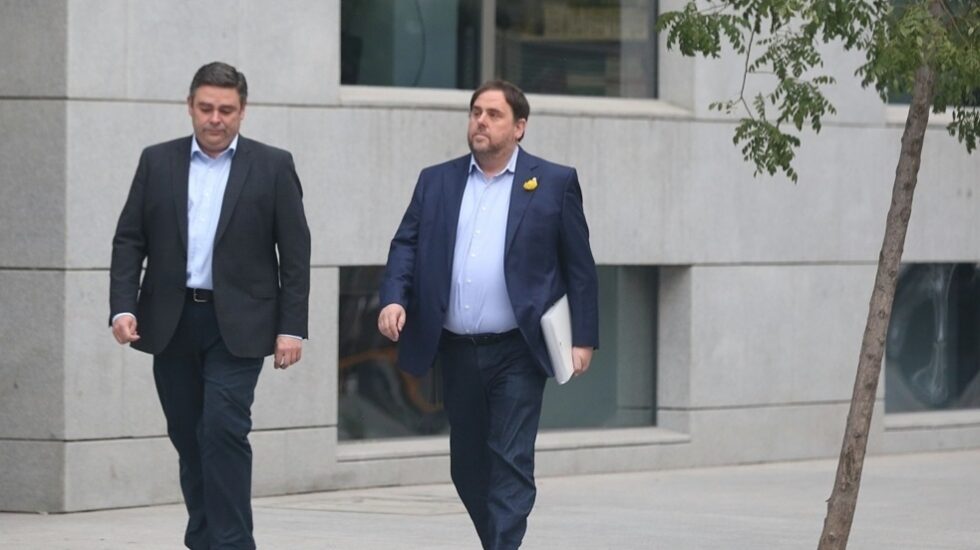 Oriol Junqueras, dirigiéndose a la Audiencia Nacional el pasado 2 de noviembre.