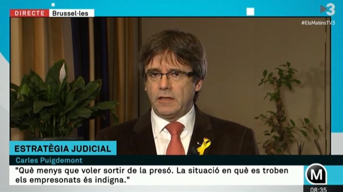 TV3 abre una nueva guerra entre PP y C's por la entrevista de Puigdemont