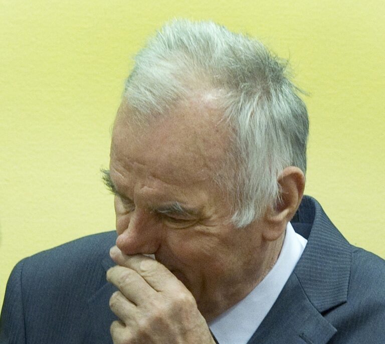 Ratko Mladic, el 'carnicero de Bosnia', condenado a cadena perpetua por genocidio