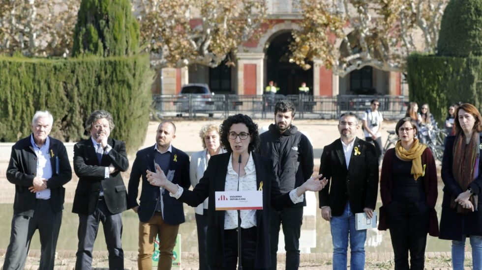 La secretaria general de ERC, Marta Rovira, en Barcelona.