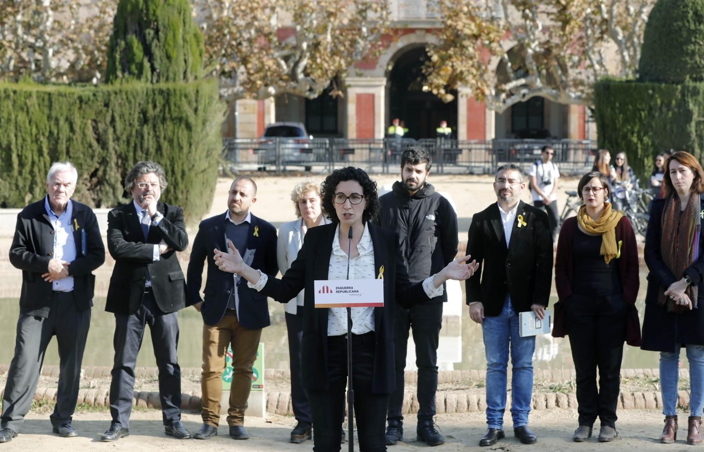 La secretaria general de ERC, Marta Rovira, en Barcelona.